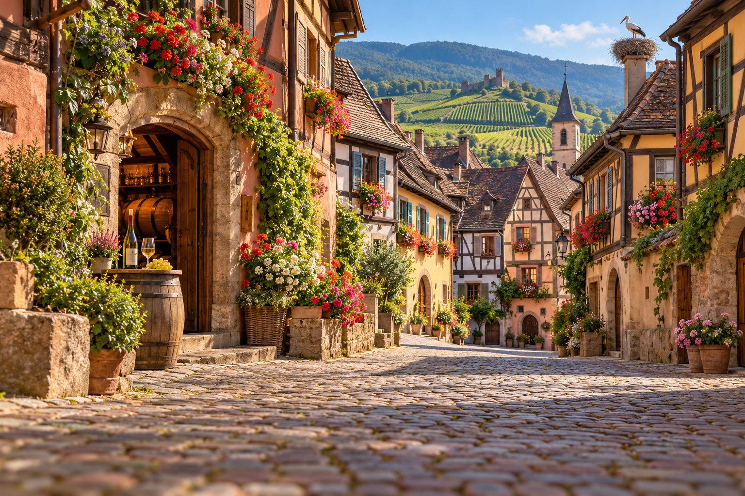Wine region of alsace