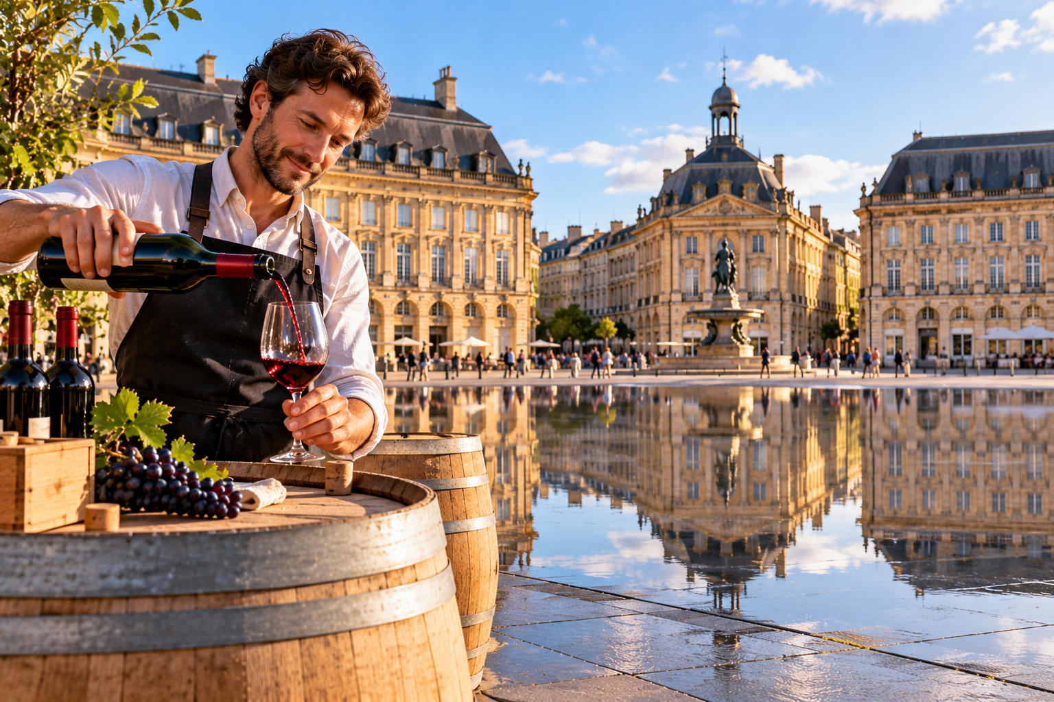 Wine region of bordeaux