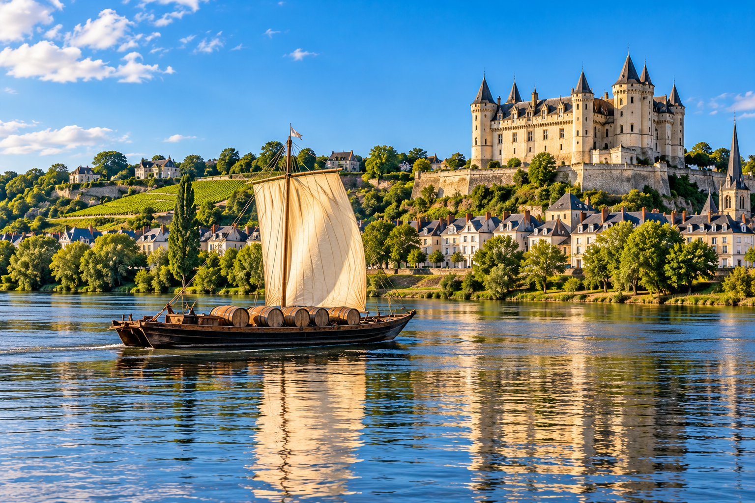 Wine region of loire