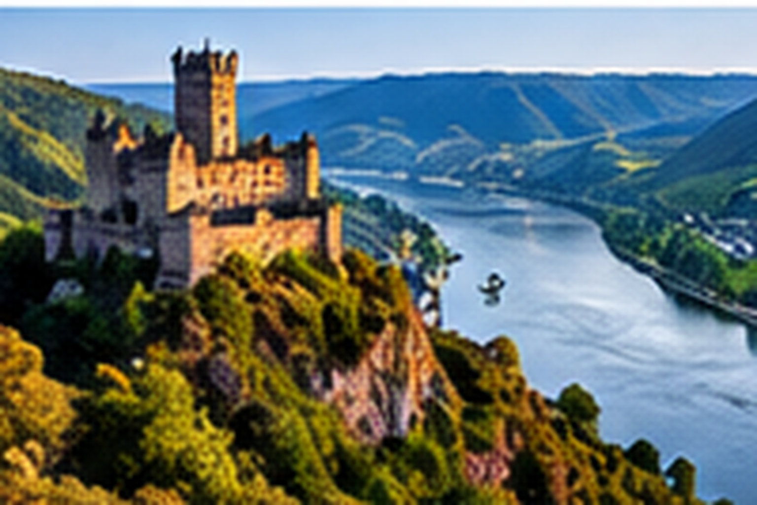 Wine region of mittelrhein