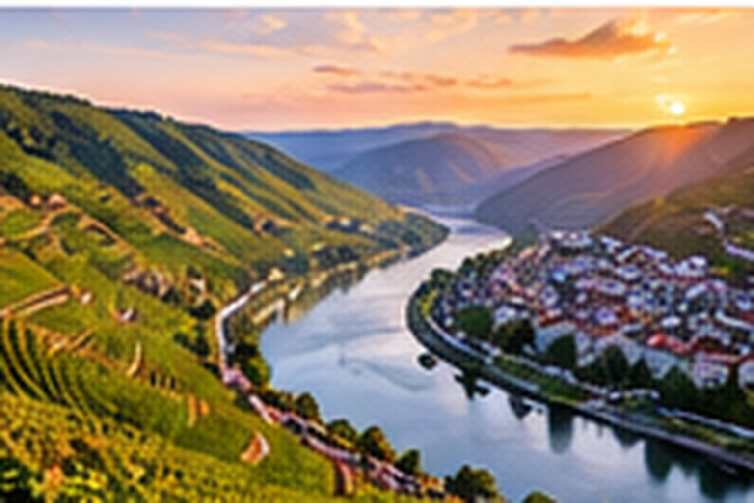 Wine region of mosel