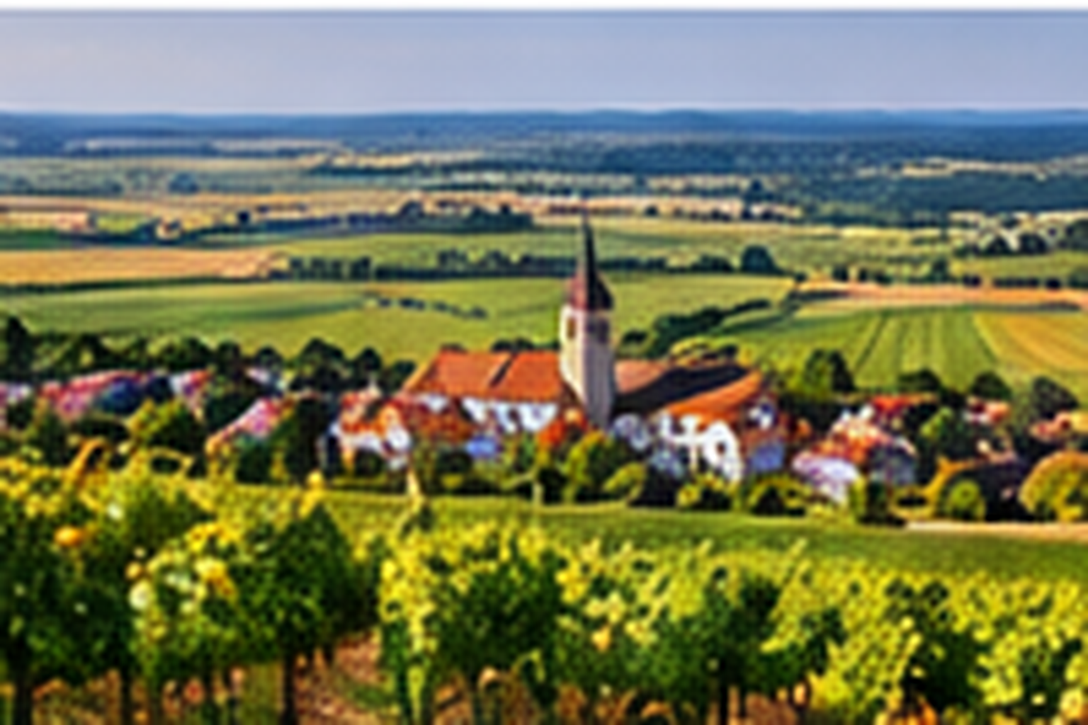 Wine region of pfalz