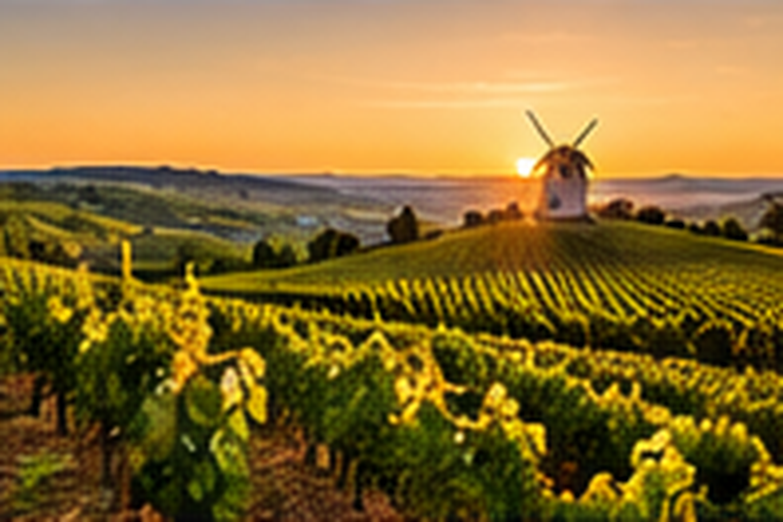Wine region of rheinhessen