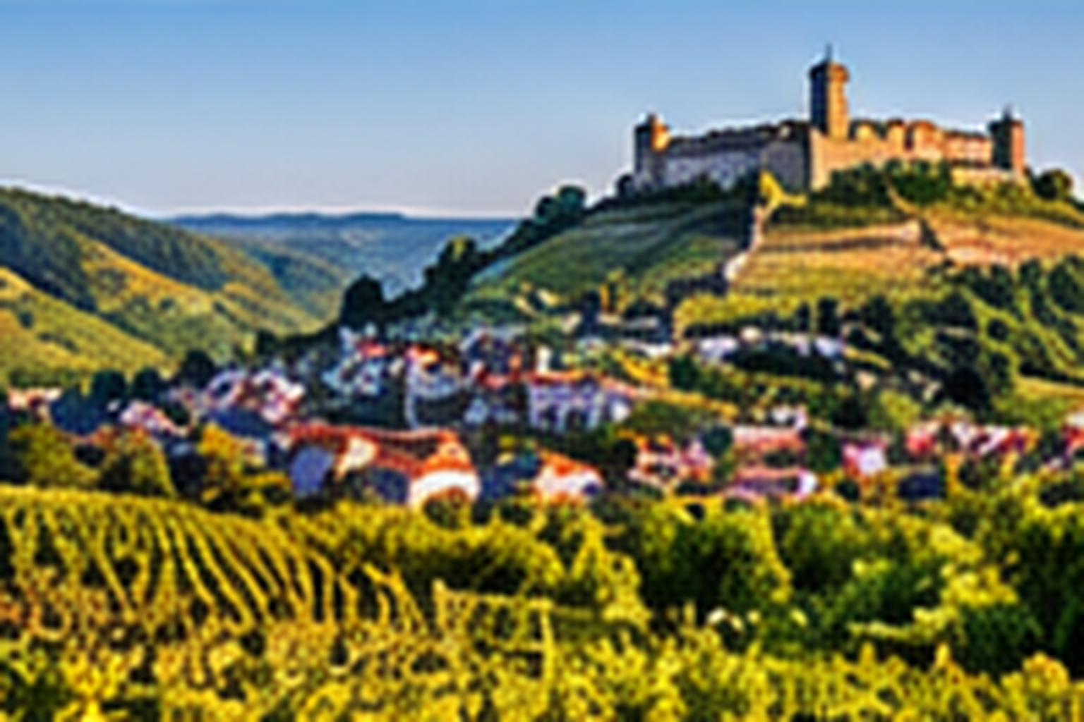 Wine region of saale-unstrut