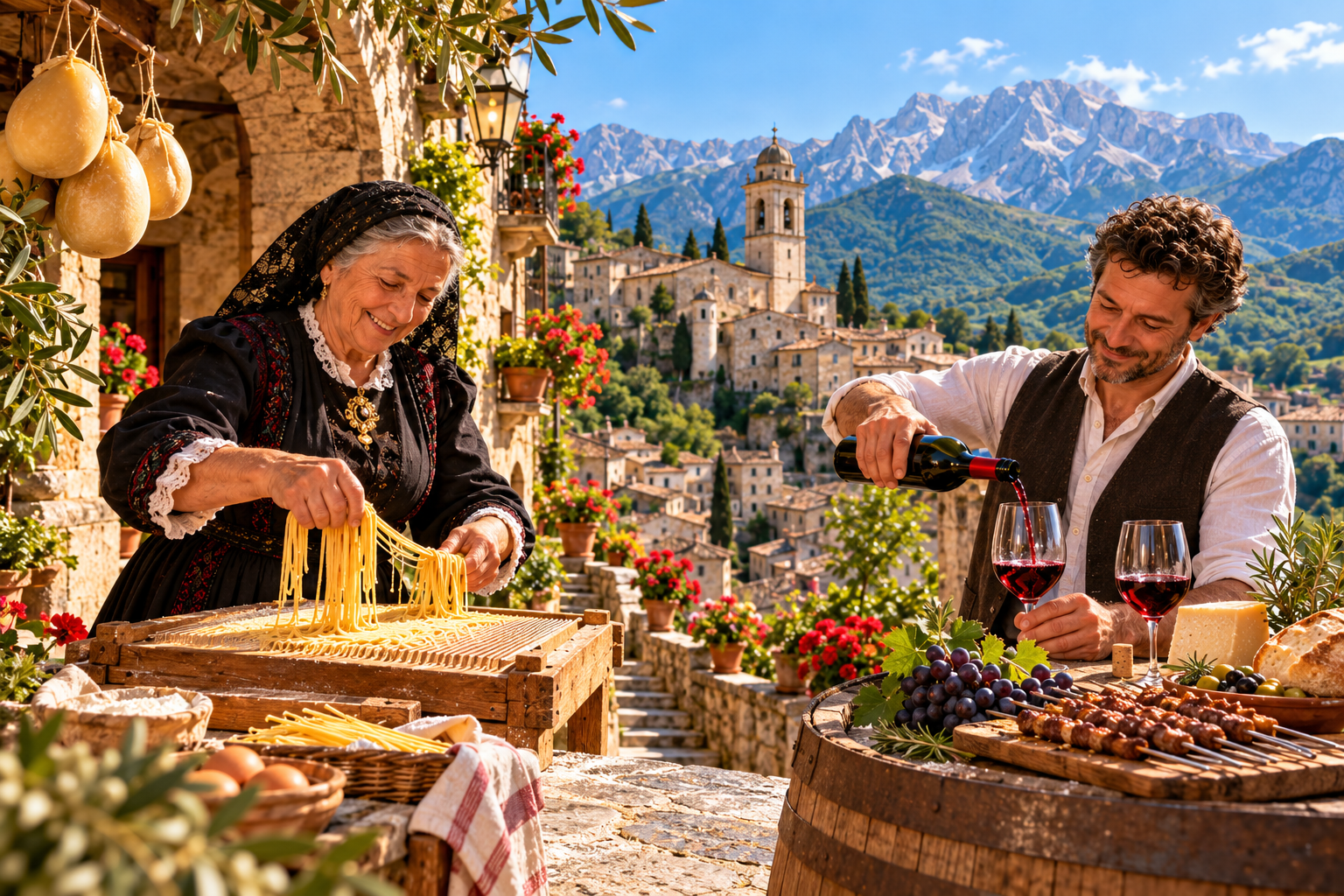Wine region of abruzzo