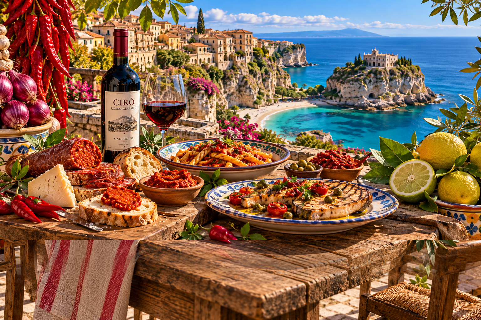 Wine region of calabria