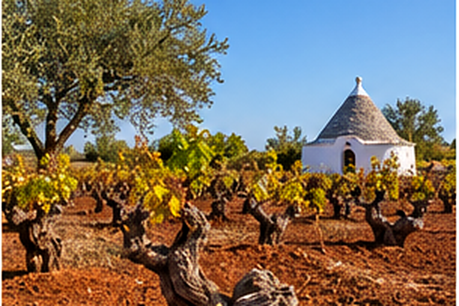 Wine region of puglia