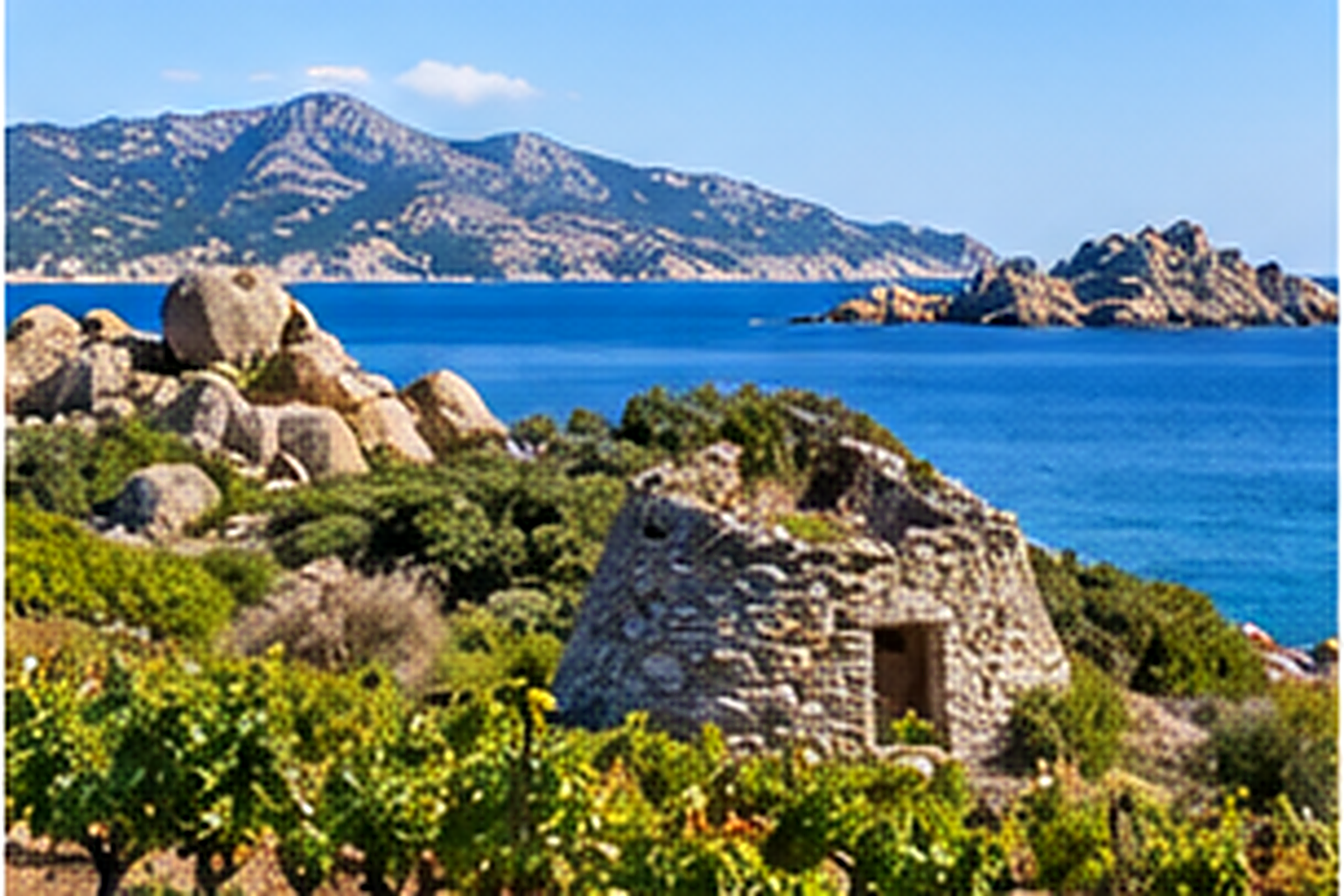 Wine region of sardinia