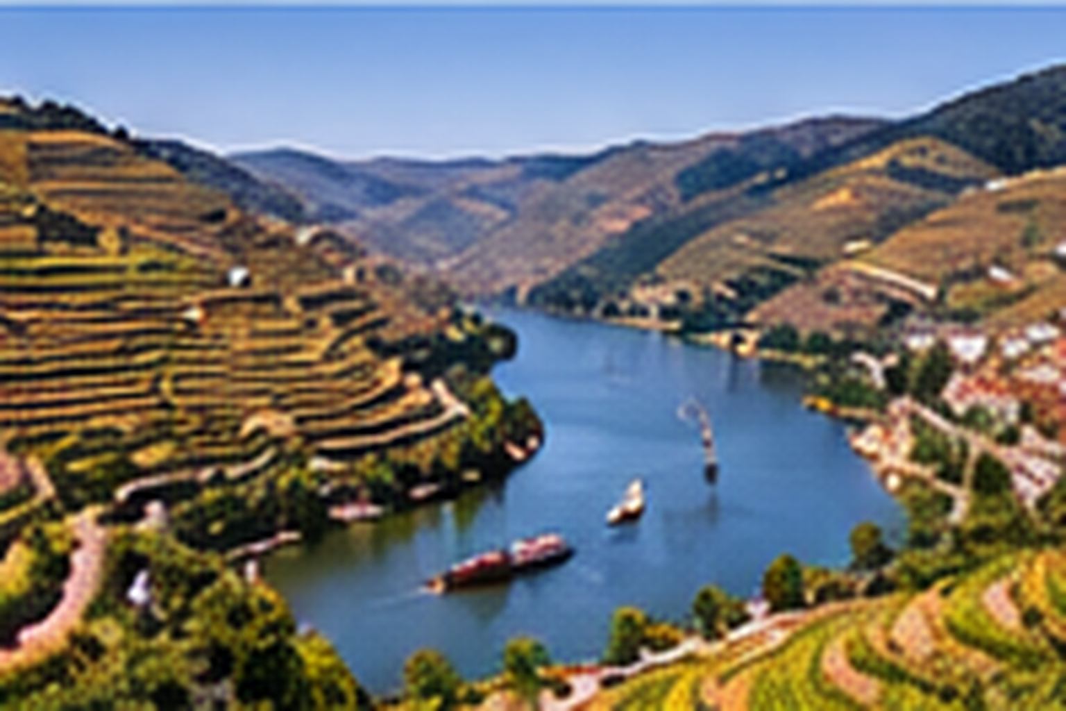 Wine region of porto and douro