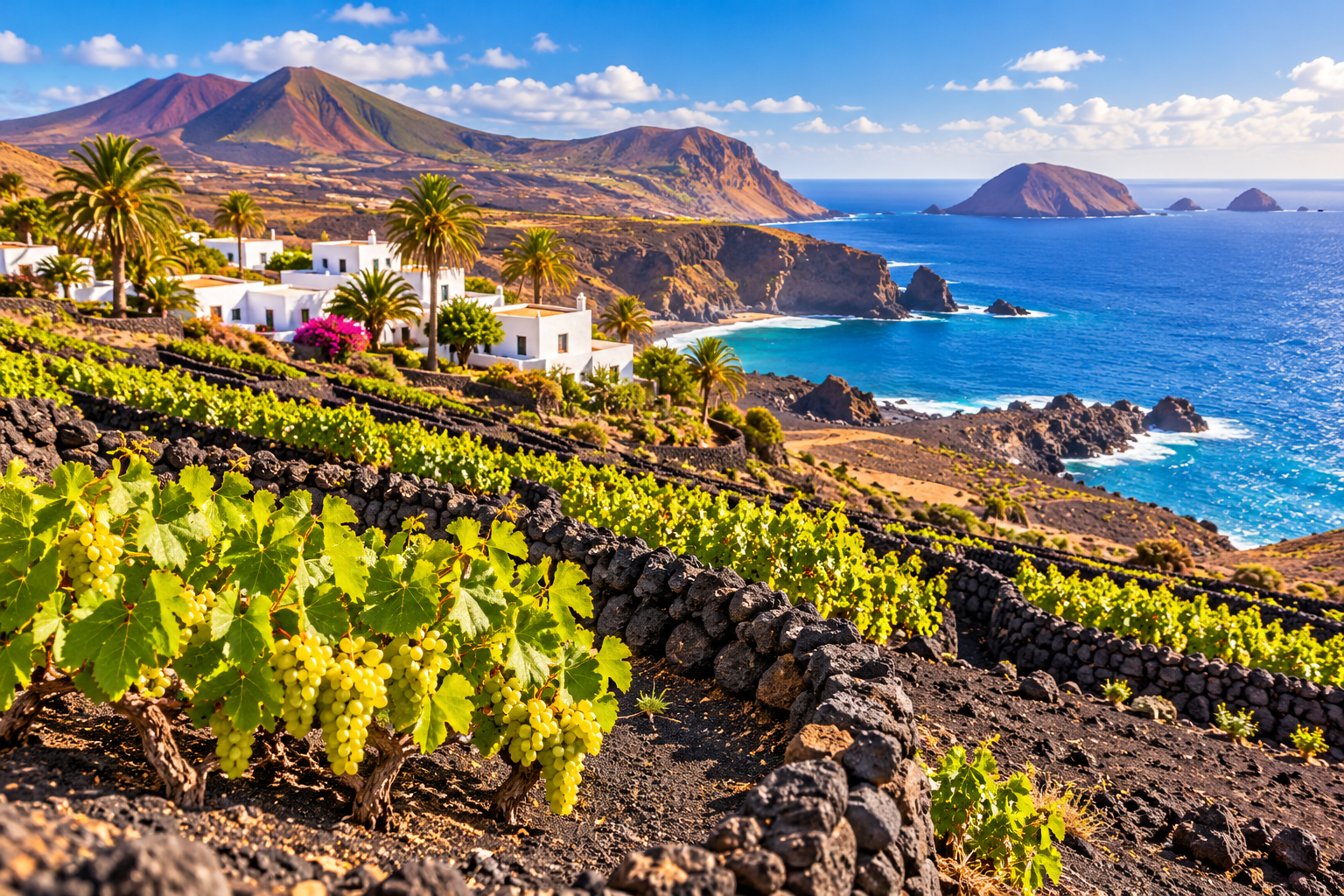 Wine region of las islas